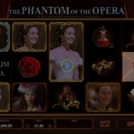 Let the fantasy begin; Microgaming’s The Phantom of the Opera™ online slot live today